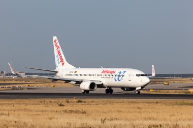 Boeing 737-800 of the Air Europa clipart