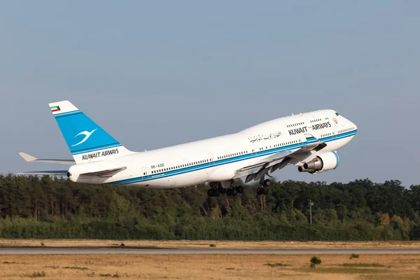 Boeing 747-400 de Kuwait Airways — Foto de Stock