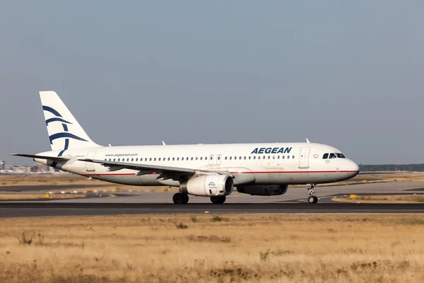 Airbus A320 of the Aegean Airlines — 스톡 사진