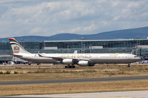 Etihad Airways Airbus A340 — Fotografia de Stock