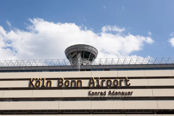 Міжнародного аеропорту Кельн-Бонн, Німеччина — стокове фото