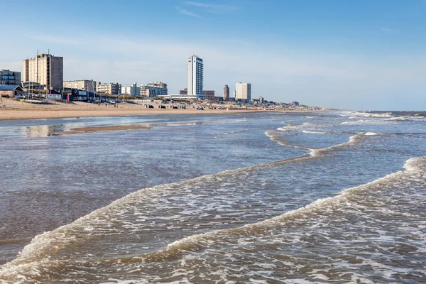 Пляж у Zandvoort, Нідерланди — стокове фото