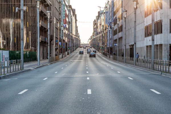 City street in Brussels — Φωτογραφία Αρχείου