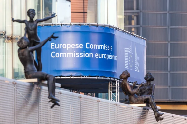 European Comission Building in Brussels — Stok fotoğraf