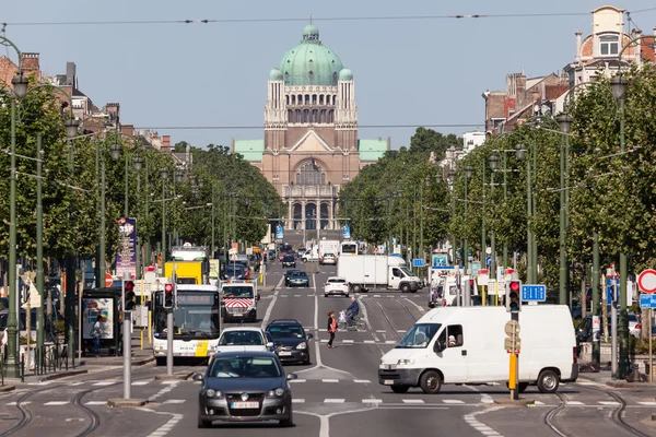 The Basilica of the Sacred Heart in Brussels, Belgium — Zdjęcie stockowe