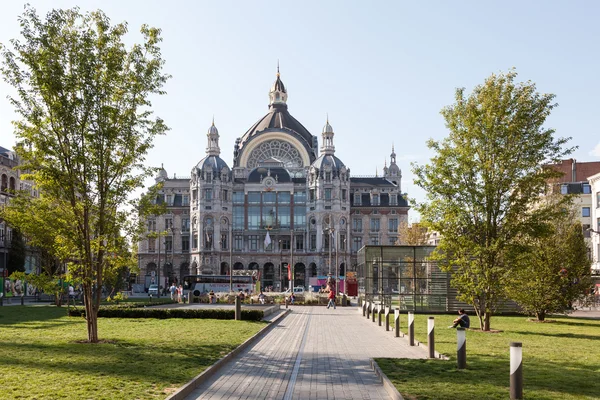 Antwerp main train station — Φωτογραφία Αρχείου