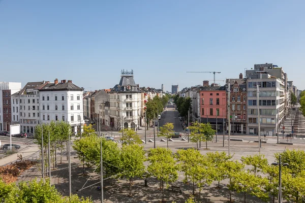 Square in south Antwerp, Belgium — Zdjęcie stockowe