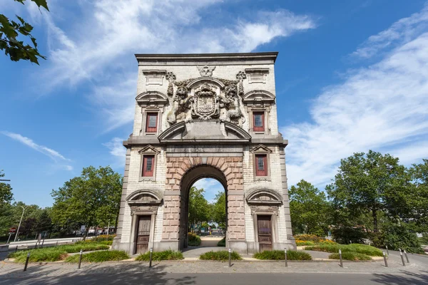 Waterpoort Arch in Antwerp, Belgium — стокове фото