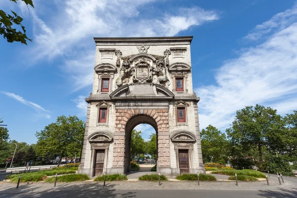 Waterpoort Arch in Antwerp, Belgium — Φωτογραφία Αρχείου