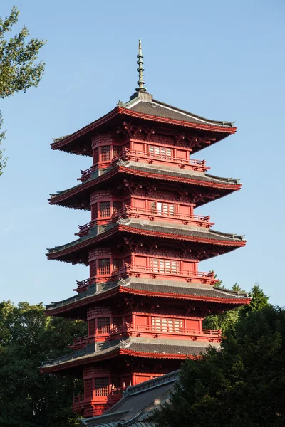 Japanese tower in Brussels, Belgium — 스톡 사진
