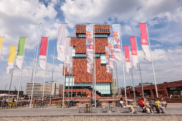 MAS - the museum at the river in Antwerp, Belgium — Stockfoto