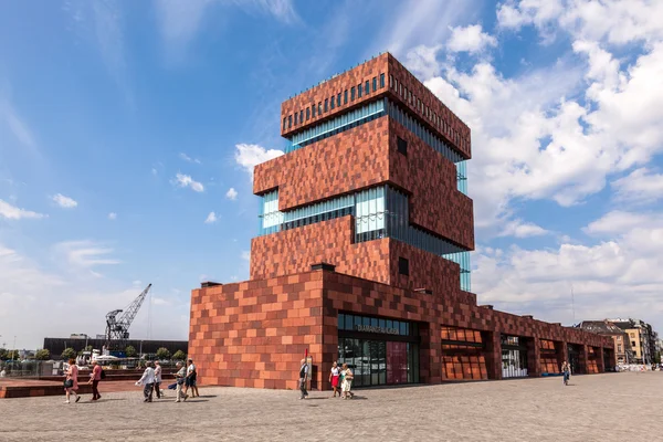 Museum at the river - MAS - in Antwerp, Belgium — Stockfoto