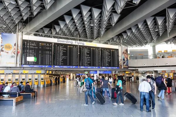 Terminal of the Frankfurt Airport, Germany — Stock Photo, Image