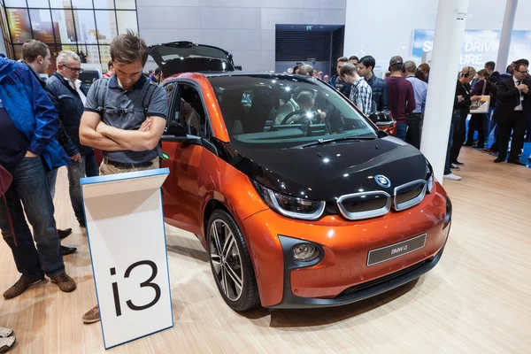 Electric car BMW i3 at the IAA 2015 — Zdjęcie stockowe