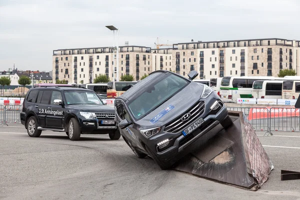 Offroad parcours at the IAA 2015 — Stockfoto