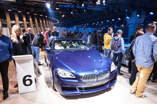 New BMW 650i at the IAA 2015 — Zdjęcie stockowe