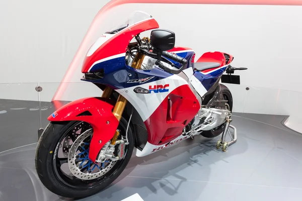 Honda hrc rcv 213 motorrad auf der iaa 2015 — Stockfoto