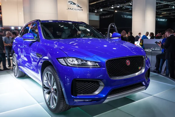 Jaguar F-Pace at the IAA 2015 — 스톡 사진