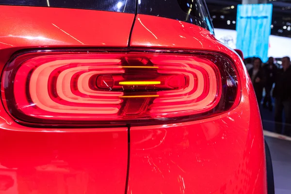 Tail light of the Citroen Aircross Concept at the IAA 2015 — Stock Photo, Image