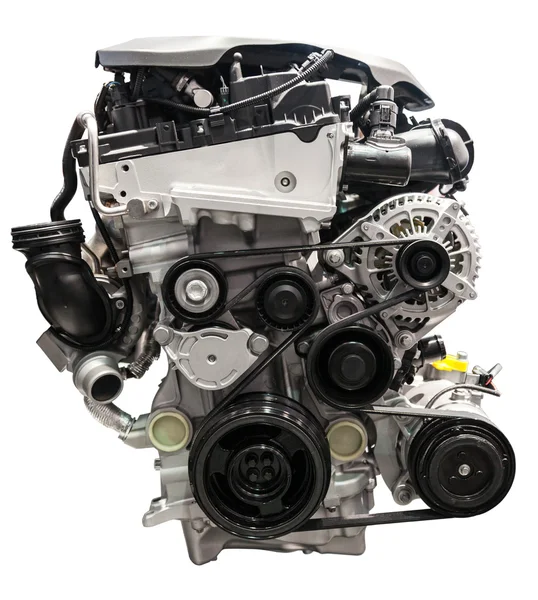 Motor de coche aislado en blanco — Foto de Stock