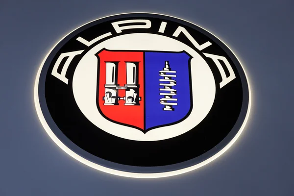 Logo de BMW Alpina en el IAA 2015 — Foto de Stock