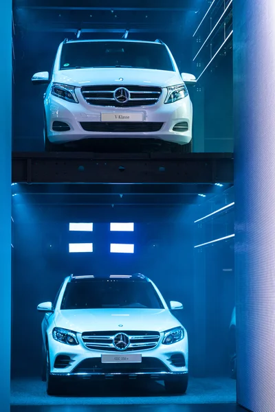 Mercedes Benz Car Park at the IAA 2015 — Stock Photo, Image