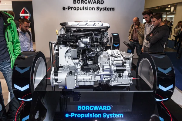 Borgward e-Propulsion System at the IAA 2015 — Stockfoto