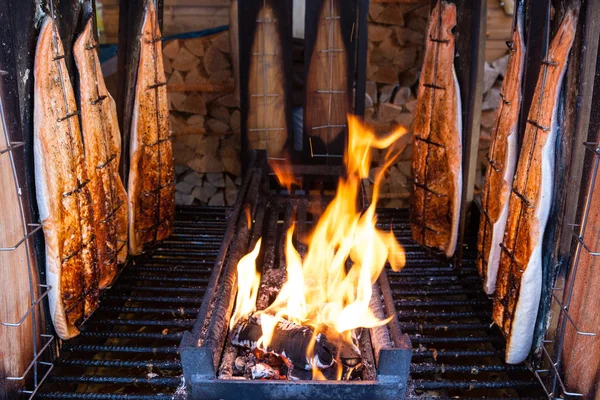 Pürierter Lachs — Stockfoto