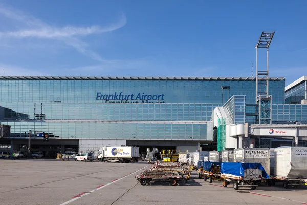 Terminal 2 at the Frankfurt Airport — Stok fotoğraf