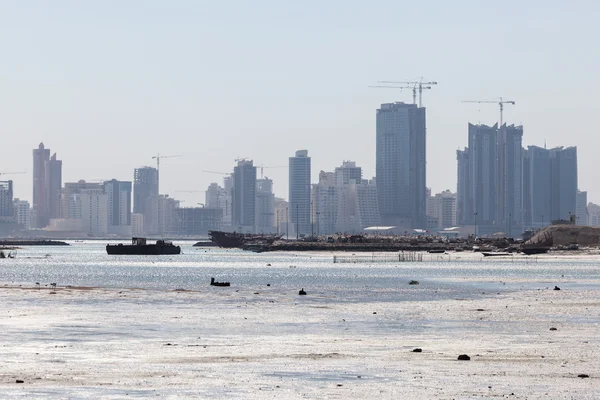 Skyline of Juffair, Бахрейн — стоковое фото