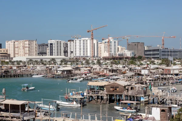 Fiske hyddor i Muharraq, Bahrain — Stockfoto