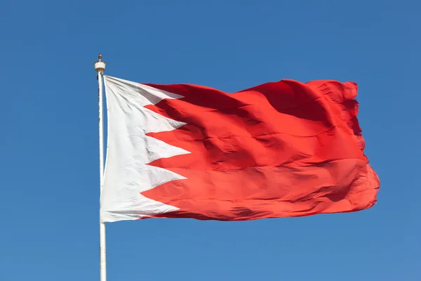 Vlag van Bahrein (Bahrain) — Stockfoto