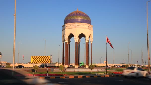 Roundabout in Oman — Stock Video