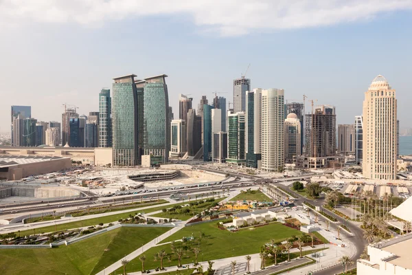 卡塔尔首都多哈外交区 — 图库照片