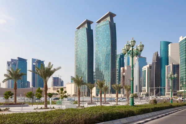 Město z Dauhá, Katar — Stock fotografie