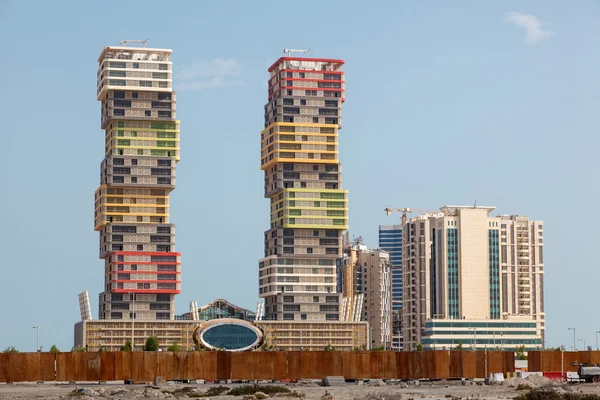 Lusail Marina Twin Tower in Doha — ストック写真