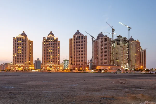 Buildings at The Pearl, Doha, Qatar — ストック写真