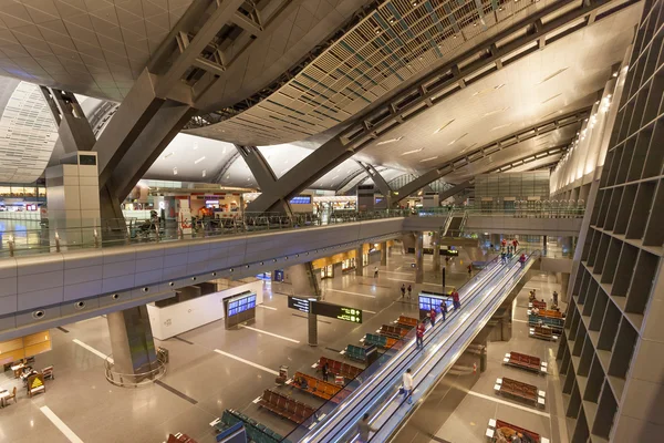 Der internationale Flughafen Hamad in Doha — Stockfoto