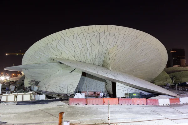 Museo Nacional de Qatar Sitio de construcción — Foto de Stock