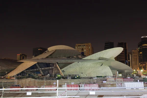 Museo Nacional de Qatar Sitio de construcción — Foto de Stock