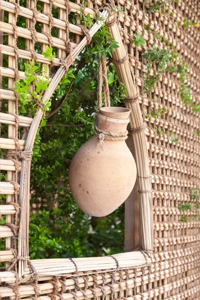 Pentola in terracotta a Nizwa, Oman — Foto Stock