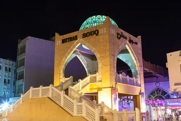 Mutrah Souq at night, Oman — стокове фото