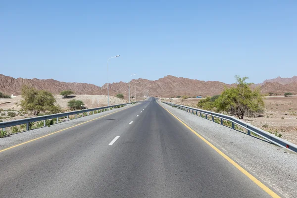 Strada in Oman, Medio Oriente — Foto Stock