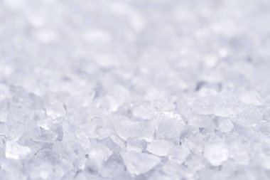 Düz zemin, deniz tuzu ve manzaranın üzerindeki odak derinliğindeydi.