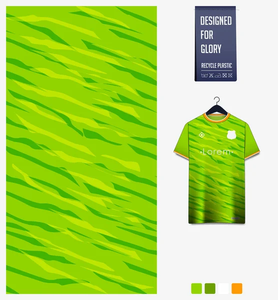 Fabric Pattern Design Abstract Pattern Green Gradient Background Soccer Jersey — Archivo Imágenes Vectoriales