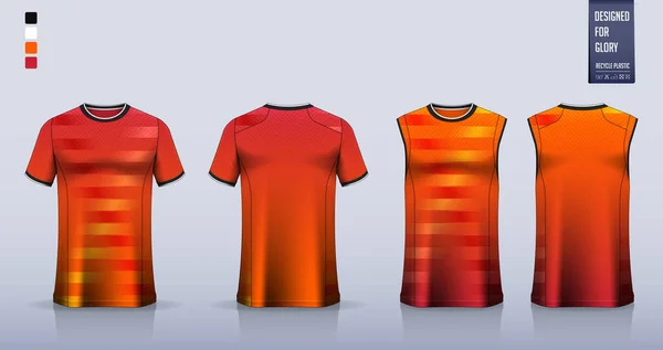 Camiseta Fútbol Kit Fútbol Maqueta Camiseta Diseño Plantilla Camisa Deportiva — Archivo Imágenes Vectoriales