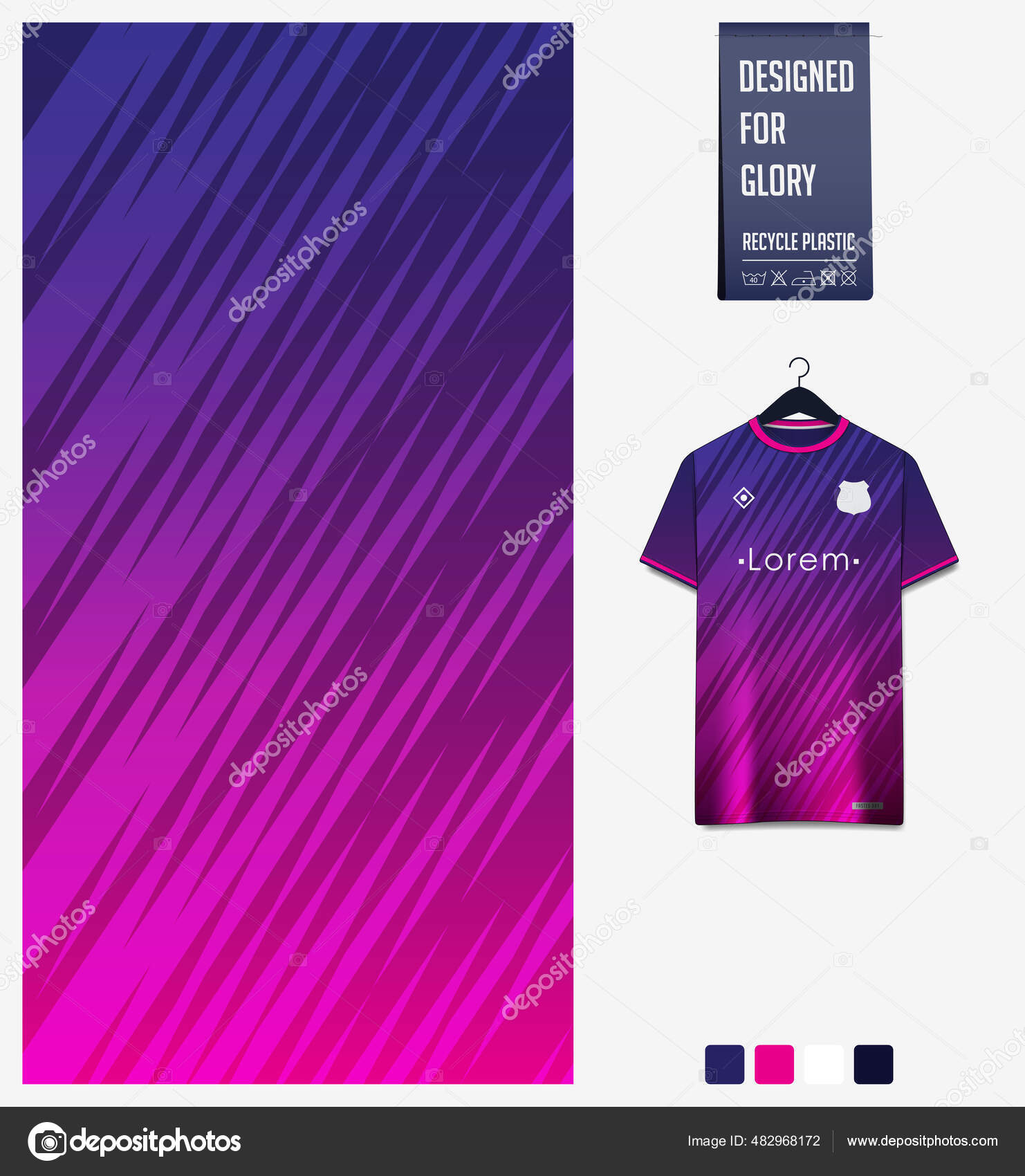 Soccer Jersey Pattern Design Abstract Pattern Violet Background Soccer