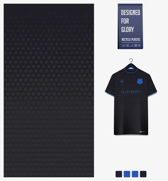 Modelo Camiseta Diseño Plantilla Camiseta Deportiva Para Camiseta Fútbol Kit — Archivo Imágenes Vectoriales