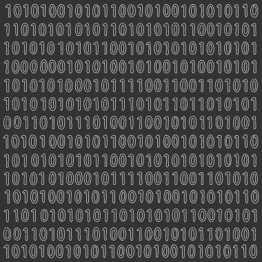 İkili dijital sinyal arka plan