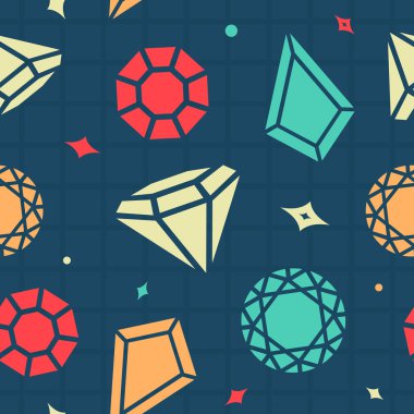 Vektör sorunsuz arka plan taşlar